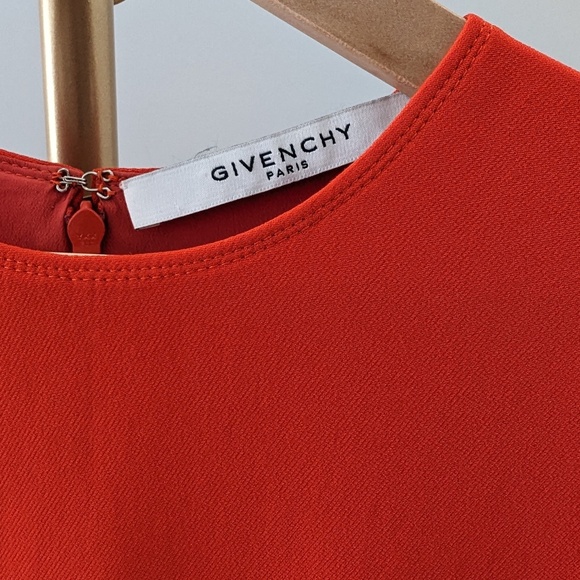 Givenchy Orange Crew Neck Midi Length Dress - Picture 5 of 7